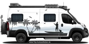 Mobile Preview: Stand Up Paddling Camper Aufkleber