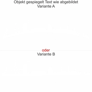 Hamburger Skyline als Aufkleber für die Motorhaube - Ansicht Ausrichtung mit Farbauswahl und Variante