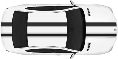 Tuning Autoaufkleber mit Viperstreifen