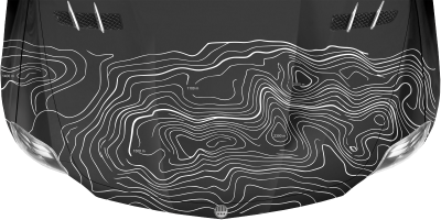 Wohnmobil Aufkleber Topographische Karte