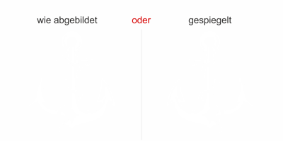 Wohnmobilaufkleber Ankermotiv