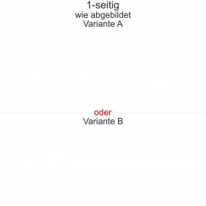 Wohnmobilaufkleber Skyline Baden-Württemberg - wie abgebildet - Ansicht Farbauswahl - Varianten A und B