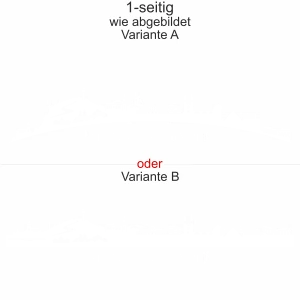Wohnmobilaufkleber Skyline Baden-Württemberg - wie abgebildet - Ansicht Farbauswahl - Varianten A und B