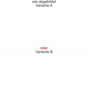Wohnmobilaufkleber Skyline Brandenburg - wie abgebildet - Ansicht Farbauswahl - Varianten A und B