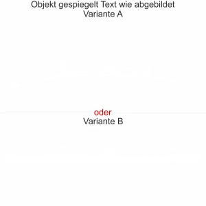 Wohnmobilaufkleber Skyline Brandenburg - gespiegelt - Text wie abgebildet - Ansicht Farbauswahl - Varianten A und B