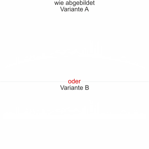 Wohnmobilaufkleber Skyline Hessen - wie abgebildet - Ansicht Farbauswahl - Varianten A und B