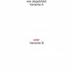 Wohnmobilaufkleber Skyline Sachsen - wie abgebildet - Ansicht Farbauswahl - Varianten A und B