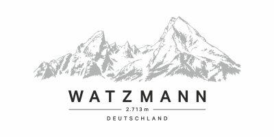 Wohnmobilaufkleber Watzmann