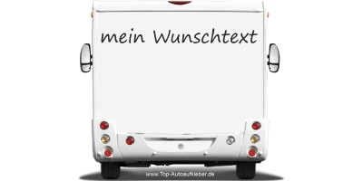 Wohnmobilaufkleber Wunschtext | 11