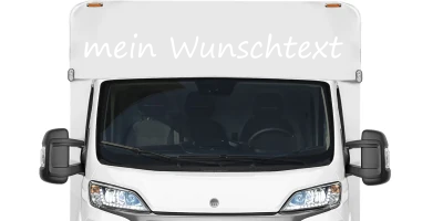 Wohnmobilaufkleber Wunschtext | 11