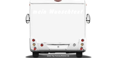 Wohnmobilaufkleber Wunschtext | 13