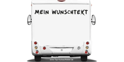 Wohnmobilaufkleber Wunschtext | 14
