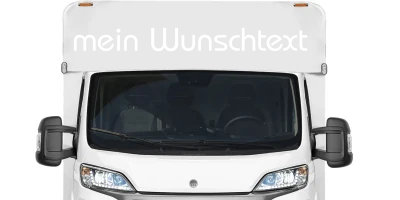 Wohnmobilaufkleber Wunschtext | 18