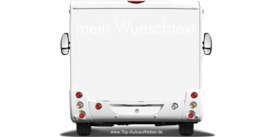 Wohnmobilaufkleber Wunschtext | 22