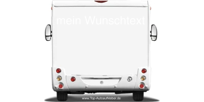 Wohnmobilaufkleber Wunschtext | 26