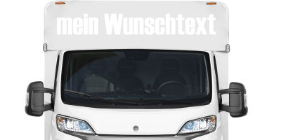 Wohnmobilaufkleber Wunschtext | 28