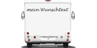 Wohnmobilaufkleber Wunschtext | 6