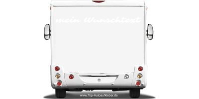 Wohnmobilaufkleber Wunschtext | 8