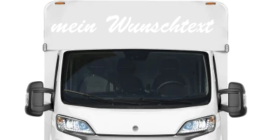 Wohnmobilaufkleber Wunschtext | 9