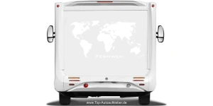 Wohnmobil Sticker Weltkarte