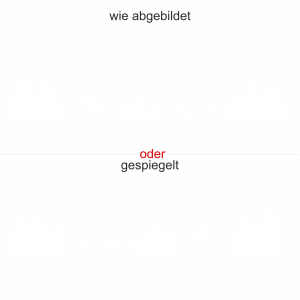Wohnwagenaufkleber Berge und Rotwild