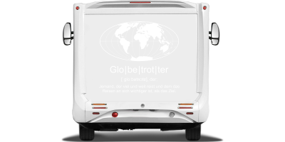 Wohnwagen Aufkleber Globetrotter