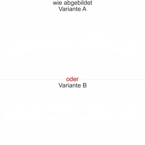 Wohnmobilsticker Skyline Venedig - Ansicht Ausrichtung mit Farbauswahl und Variante