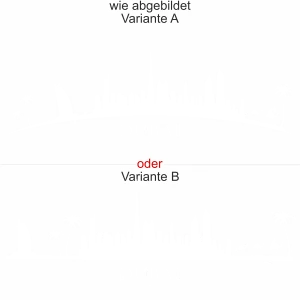 Wohnmobilsticker Skyline Dubai - Ansicht Ausrichtung mit Farbauswahl und Variante
