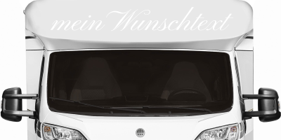 Wunschtextaufkleber für die Motorhaube Nr. 12